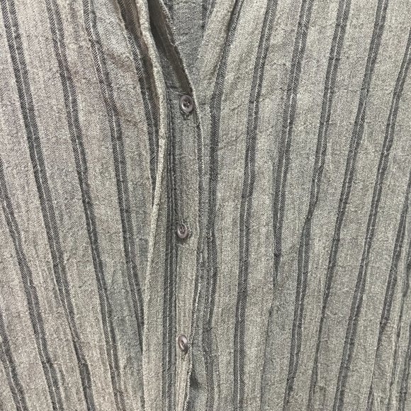 Anthropologie Cloth & Stone Grey Striped Tunic sz XS - Picture 6 of 12